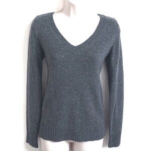 🆕 Old Navy soft wool v neck gray sweater